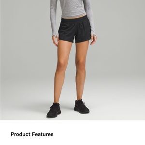 Lululemon Hotty Hot LR Short 4” Lined